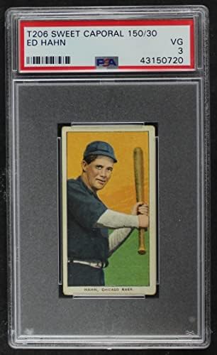 1909 T206 Ed Hahn Chicago White Sox (Baseball Kártya) PSA a PSA 3.00 White Sox