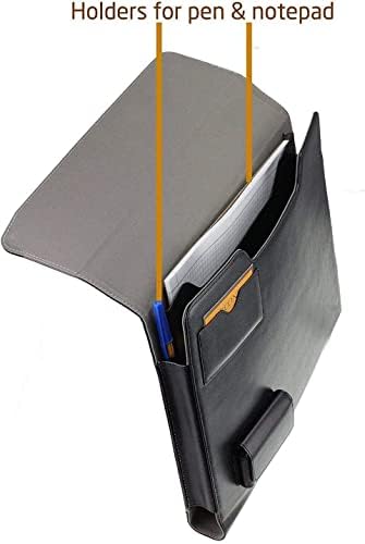 Broonel Fekete Bőr Tok tartó - Kompatibilis Ugró EzBook X1 11.6 Hüvelykes, 1080P FHD Érintőképernyős Laptop