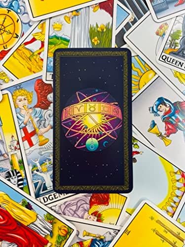 SUNSTELO Tarot Kártyák Útmutató Könyv - Kiadás Eredeti Design Pakli Tarot Kezdőknek Szakmai - jóslás Lap