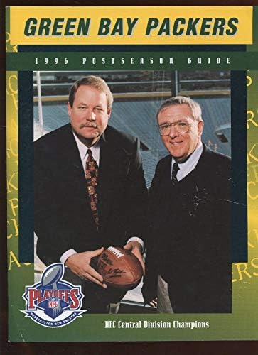 1996 NFL Labdarúgó-Green Bay Packers Szezon Utáni Media Guide EX+ - NFL-Aláíratlan Egyéb