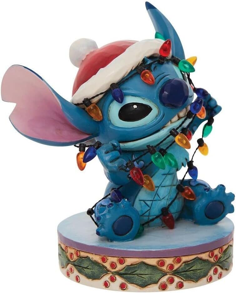 Enesco Jim Shore Disney Hagyományok Lilo Öltés Csomagolva, Karácsonyi Figura, 4.5 Inch, Többszínű