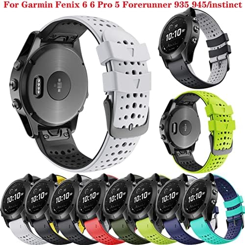 IRFKR 22mm Quickfit Watchband A Garmin Fenix 7 6 6Pro 5 5Plus Szilikon Sáv A Megközelítés S60 S62 forerunner