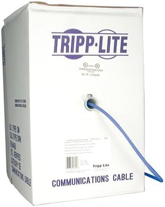 TRIPP LITE Cat5e/Cat5 350MHz, 1000' Tömeges Rekedt-Core PVC Kábel, Kék (N020-01K-BL)