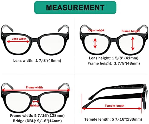 Eyekepper Menteni 10% - os Csomagban 4 Csomag Női Olvasó Szemüveg, 4 Csomag Olvasók a Nők +2.00