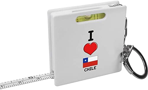Azeeda 'Szeretem Chile' Kulcstartó mérőszalag/Szellem Szinten Eszköz (KM00027453)