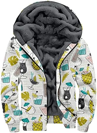 LuvlC Téli Kabátok Férfi,Sűrűsödik Meleg Lágyhéjúteknős Zip Kapucnis Felső Kapucnis Outwear,Plus Size