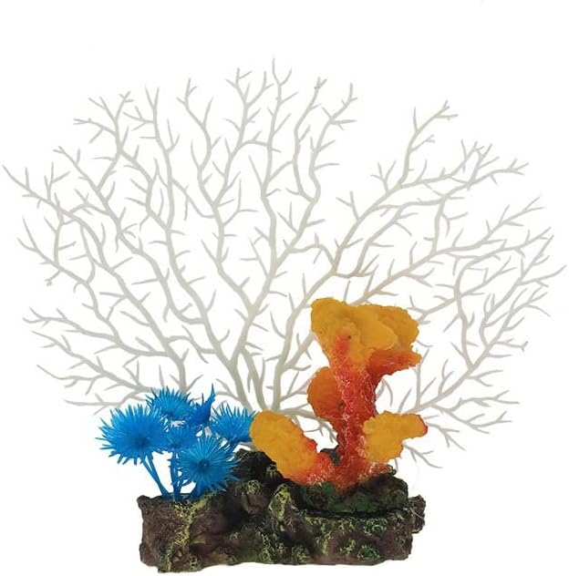BATRC SYXYSM Akvárium, akvárium Dekoráció, Élénk Mesterséges Coral Vízi Növény Dekoráció Víz alatti Akvárium