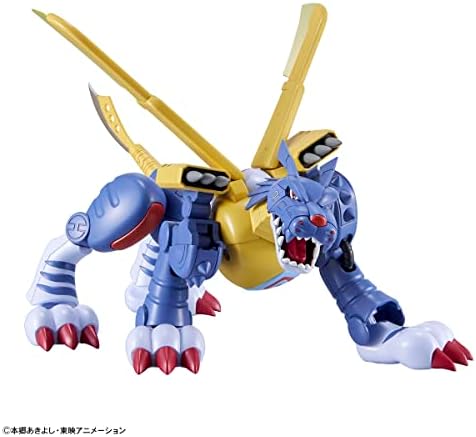 Bandai Hobbi - Digimon - Metalgarurumon, Bandai Szellemek Hobbi Ábra-Rise Standard Modell Készlet,Több,199644