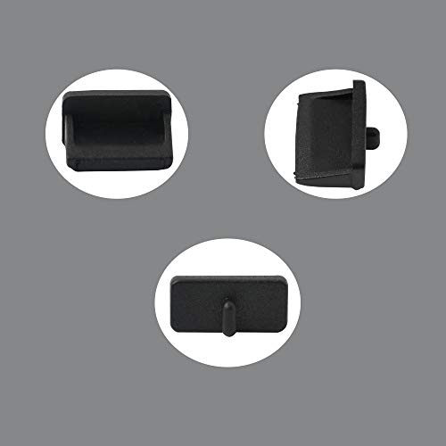 GINTOOYUN 50pcs USB Anti Porvédő,Port Csatlakozó Fedelét az USB-A Típusú Női Vége,Szilikon