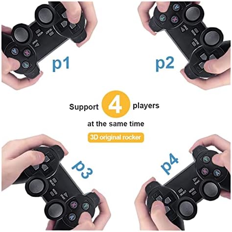 JEOMED Videó Játékok Fiúknak, Plug and Play Retro Játék Konzol Vezeték nélküli HD-Kompatibilis, 4 Játékos