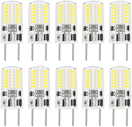 Greeogin G8 Szabályozható LED Izzó 3W, 6000K Nappal,AC 120V Nem-Lebegés,20W-25W G8 Halogén Egyenértékű,