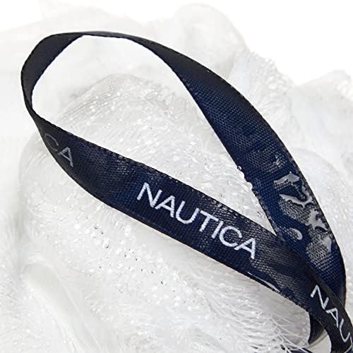 Nautica Luffa Szivacs Set | Hámlasztó Bath & Shower Puff Test Mosó, 6 Csomag, Hálós Táska