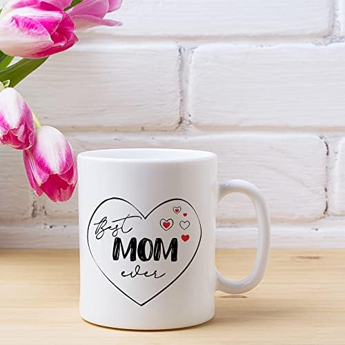 BB Hapeayou Anyák Napi Ajándék Bögre, Csésze-a Legjobb Anya a világon Kerámia Fehér Kávét az Anyukák Nagymama