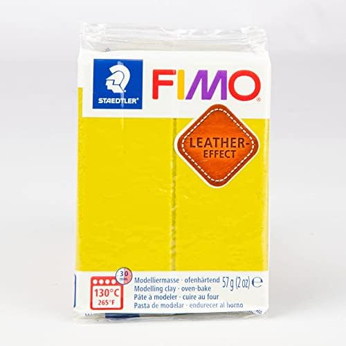 Fimo Bőr Hatás Polimer Agyag 2oz-Olívaolaj -EF801-519