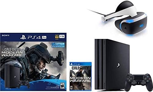 Legújabb Sony PlayStation 4 Pro 1 tb-os Konzol Call of Duty: Modern Warfare Csomag W /PlayStation VR Core