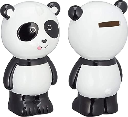 Kerámia Panda Medve Malacka Money Bank Szoba Dekoráció, 6.69