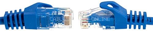 Kábelek Közvetlen Online Csomag 3 Snagless Cat5e Ethernet Hálózati Kábellel Kék 15 Méter