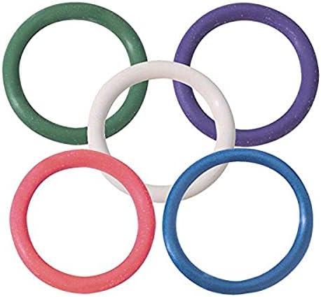 Spartacus Gumi Farok Gyűrű, 1.25, Multicolor 5 Pack