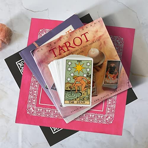 BESPORTBLE Tér Terítő 6db Oltár Tarot Ruhával Jóslás Terítő Asztrológia Gobelin Wicca Kellékek Tarot Kártyák,