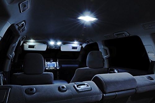 XtremeVision Belső LED Jeep Grand Cherokee 2011-2014 (10 Db) hideg Fehér Belső LED Készlet + Telepítési