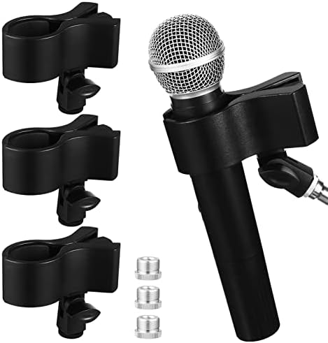 SUPVOX Mikrofon Állvány Mikrofon Állvány Mikrofon Állvány, 3 Db Mikrofon Csipesz Birtokosai - Állítható