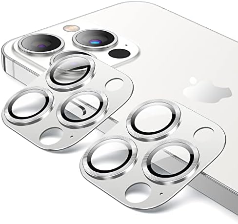 [2 Csomag] Auleegei Kamera Lencséjét Védő Kompatibilis az iPhone 14 Pro 6.1 colos iPhone, ipod 14 Pro