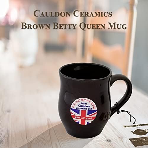 Cauldon Kerámia Brown Betty Királynő Bögre | Tökéletes Méret a Tea, Kávé | Készült, ólommentes, Nem Noxic