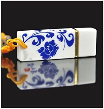 Kék-Fehér Porcelán U Lemez 2.0 - 8g U Lemez USB testre Szabott Vállalati Üzleti Ajándékok