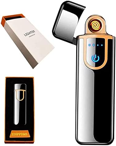 Elektromos Öngyújtó, Intelligens Elektronikus Könnyebb, USB Újratölthető Öngyújtó Szélálló Flameless Könnyebb