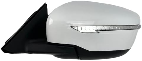 Spieg NI1320285 Vezető Oldali Tükör Csere Nissan Rogue 2014- Hatalom Fűtött indexet Fény PTM Fehér