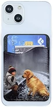 Te Kang 10 Db Szublimációs Mobiltelefon, Pénztárca Kártya Tartóját Fluoreszkáló Üres PU Bőr Szín PU Bőr