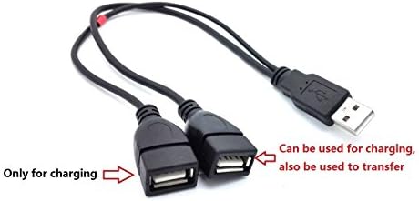 ZTOP USB 2.0 EGY Férfi Csatlakozó 2 Dual USB-EGY Női Jack Y splitter Elosztó Adapter Kábellel Egy Porton,