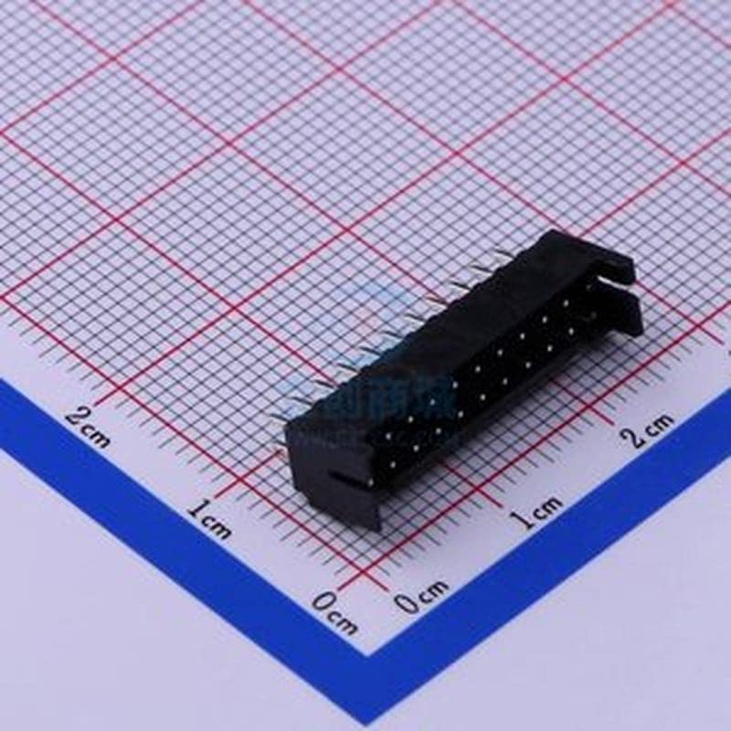 10 Db Pályán, 2.0 mm-es Függőleges Csatlakozó Egyenes pin Dupla Sorban 22PIN Pozíció (2 * 11) Fekete Drót-hogy-Testület