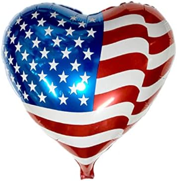 Mllxon július 4-Lufi, Amerikai Zászló Lufi, Hazafias Ballonok, július 4. Függetlenség Napja Party Dekorációk,