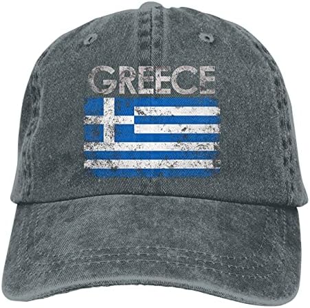 SEVENOONINE görög Zászló Görögország Farmer Sapka Férfi ruházat Női Baseball Sapkák Casquette Fekete