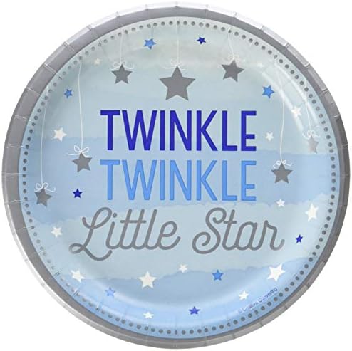 Kreatív Átalakítása Twinkle Little Star Desszert Tányér Party Kellékek, Többszínű