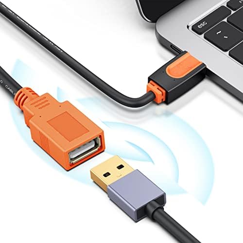 USB Hosszabbító Kábel 20 ft, SNANSHI USB 2.0 Hosszabbító Kábel USB-Férfi-Nő számára, Webkamera, USB Kamera,