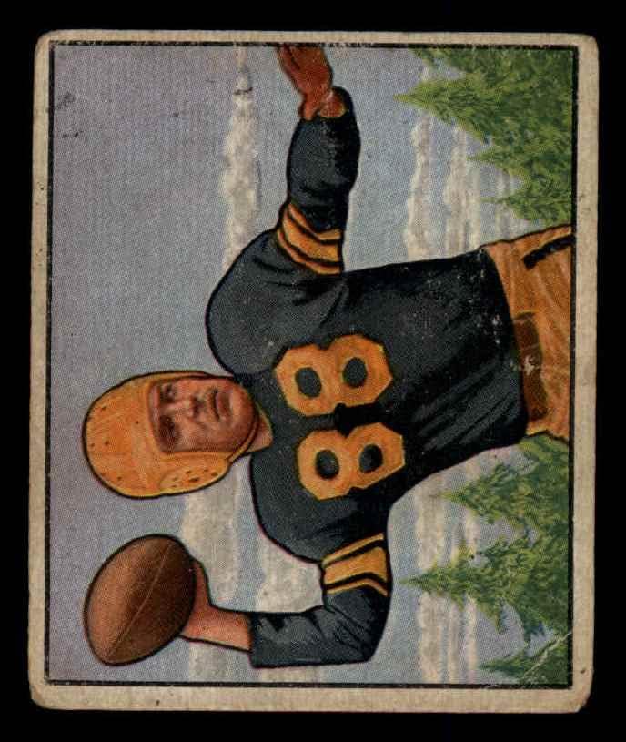 1950 Bowman 128 Jim Finks Pittsburgh Steelers (Foci Kártya) SZEGÉNY Steelers-Tulsa
