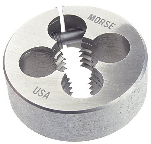 Morse Szerszámok 31554 Állítható Kerek Tört Szét Meghal, A Nagy Sebességű Acél, Fényes Kivitelben, 2 Külső
