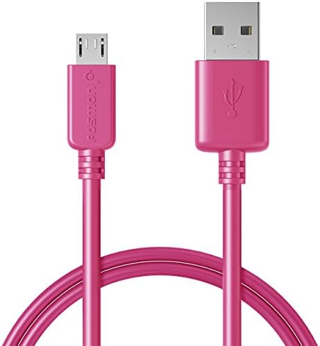 Fosmon Micro USB-Kábel (3FT - Pink) Ultra Tartós (TPE Dzseki & Ház) Fordította: Felelős Kábel Samsung