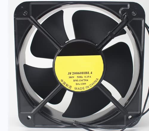 a JF20060HBL4 380V 0.15 EGY 65W 2600RPM 200X200X60MM 2-Vezetékes hűtőventilátor