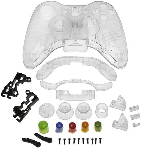 Dcolor Kristály Shell Kompatibilis a Microsoft Xbox 360 Vezeték nélküli Vezérlő , Tiszta