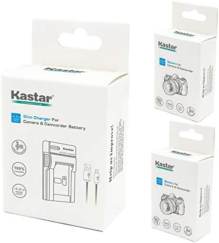 Kastar 2-Pack Akkumulátor & Slim USB-Gyors Töltő Csere LI-42B LI-40B, FNP-45, NP-45A, NP-45B, NP-45-S,