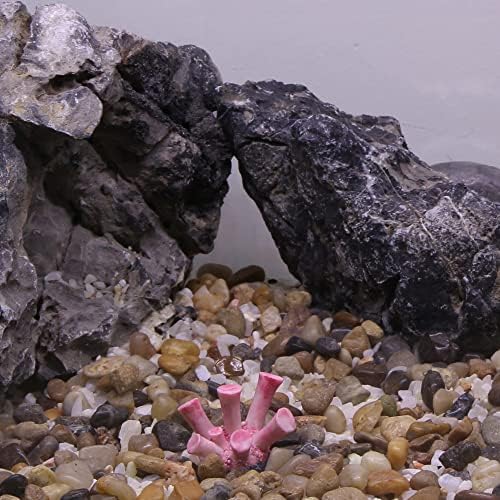 VOCOSTE Korallzátony Dekoráció, Mini Ál Korall Dekoráció, Akvárium Dekoráció, Rózsaszín,1.42x0.91