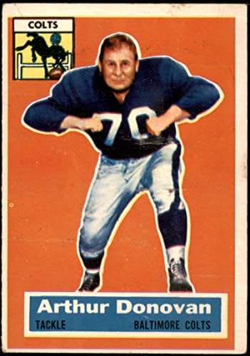 1956 Topps 36 Művészeti Donovan Baltimore Colts (Foci Kártya) VG Colts Boston College/a Notre Dame