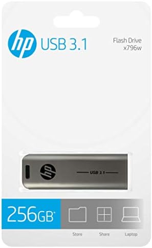 HP USB 3.1 256 gb-os USB Flash Meghajtó X796
