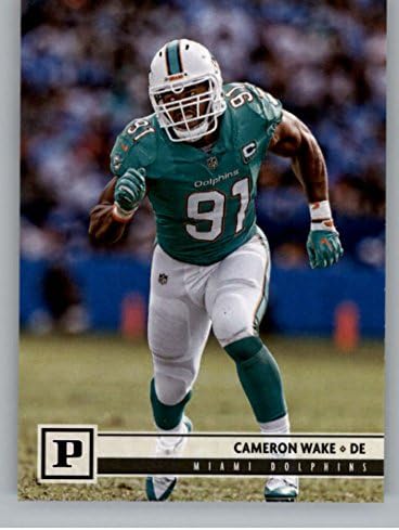 2018 Panini NFL-Foci 176 Cameron Wake Miami Dolphins Hivatalos Kereskedési Kártya