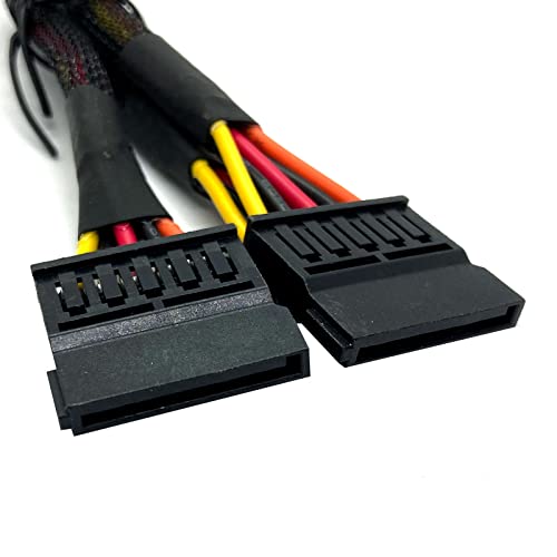 Mini 6-pin-Splitter 15-pin SATA tápkábel Modell Vostro 3650 3653 3655 Asztali PC Merevlemez, SSD Terjeszkedés