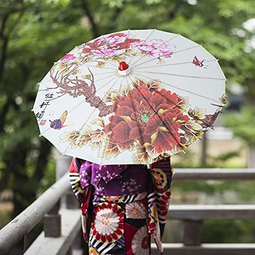 plplaaoo Kézzel Festett Olajozott Papír Esernyő, Art Dekor Vintage Napernyő, Kínai Művészet Klasszikus