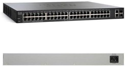 Cisco SG200-50FP 50 Port Gigabit Okos Ethernet Kapcsoló (Hitelesített Felújított)